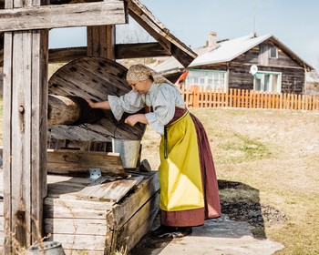 Аутентичные карельские деревни: Киндасово, Кинерма и Рубчойла; игровая программа, традиционный обед и выступление народного ансамбля