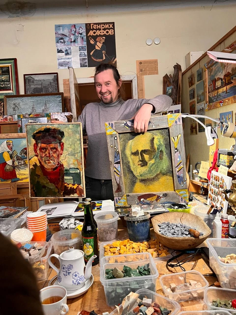 Приходили в мастерскую с подругой и детьми, все в большом восторге, впечатления нас очень долго еще