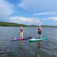 Фото отзыва 1: экскурсия "Прогулки на сапборде по Ладожским шхерам"