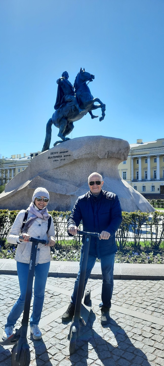 По Петербургу - на электросамокате (Ирина)