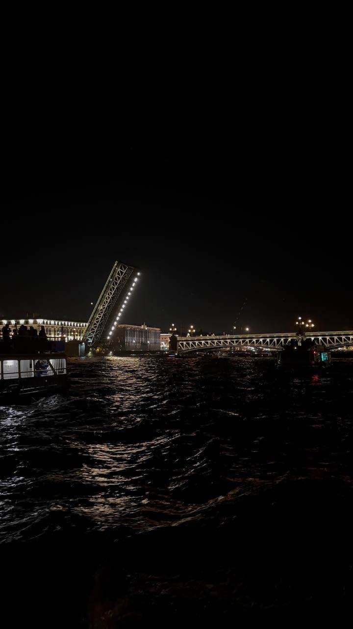 Пять разводных мостов - на теплоходе с гидом (Кристина)