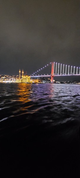 насыщеная программа, вкусно очень, траектория - по Босфор, со всех сторон красный мост. места достались возле