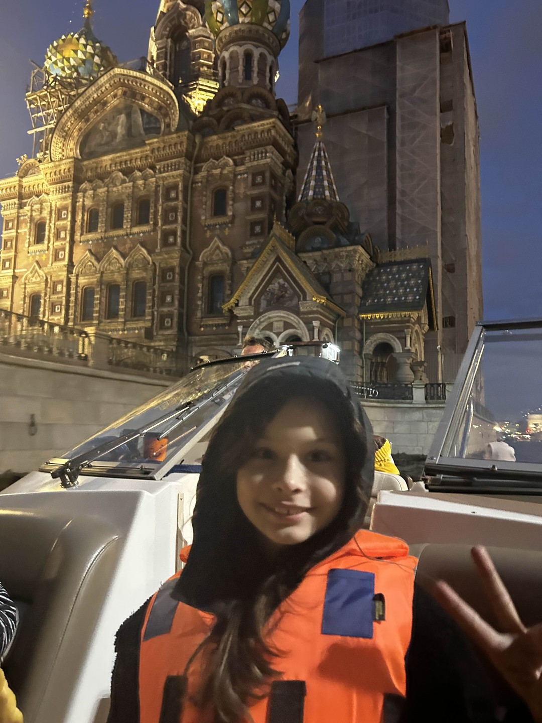 Ночная прогулка на катере к разводным мостам (Оксана)