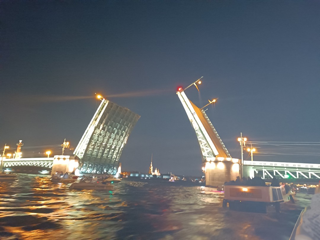 Прогулка на катере на развод мостов (Екатерина)