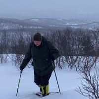 Фото отзыва 2: экскурсия "Яркая вечерняя прогулка по горе Горелой на снегоступах"