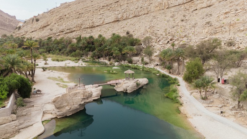 2 стороны Омана: оазис Вади Бани Халид и пустыня Вахиба