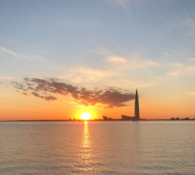 Непарадный Петербург на автомобиле: Лахта Центр и окрестности