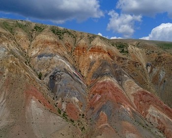 Марсианские пейзажи, Курайская степь, озёра Гейзерное, Мёртвое и Киделю