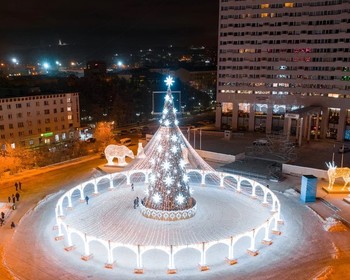 Экскурсия по Мурманску, выезд за северным сиянием
