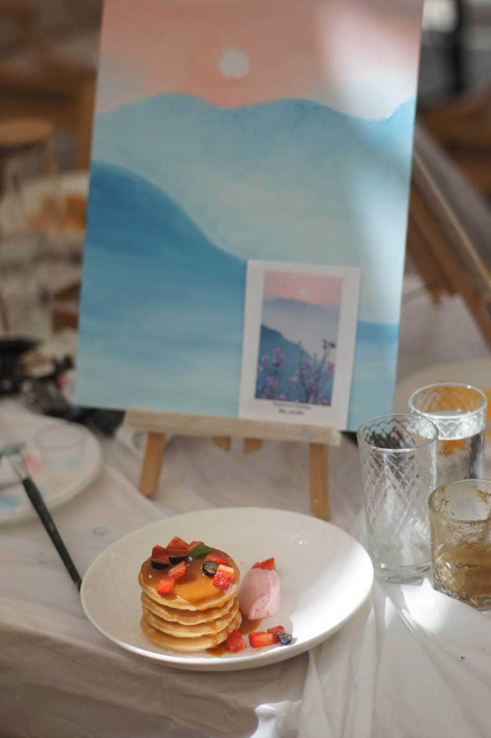 Большое спасибо Полине! Отлично организованный мастер-класс, дети счастливы, картины прекрасны! 👍🏻👍🏻👍🏻