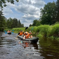 Фото отзыва 1: экскурсия "Лёгкий сплав на байдарках по Клязьме с проживанием в палатках: всё включено"