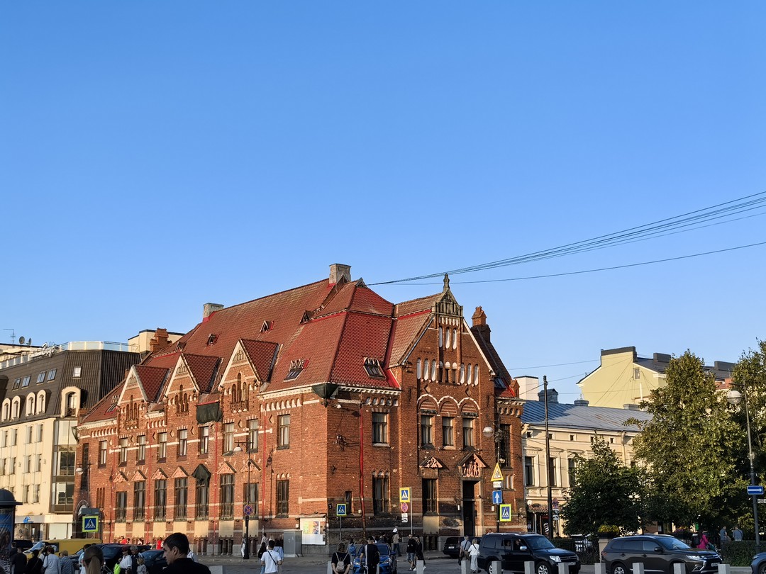 Выборг в компании художника (Жанна)
