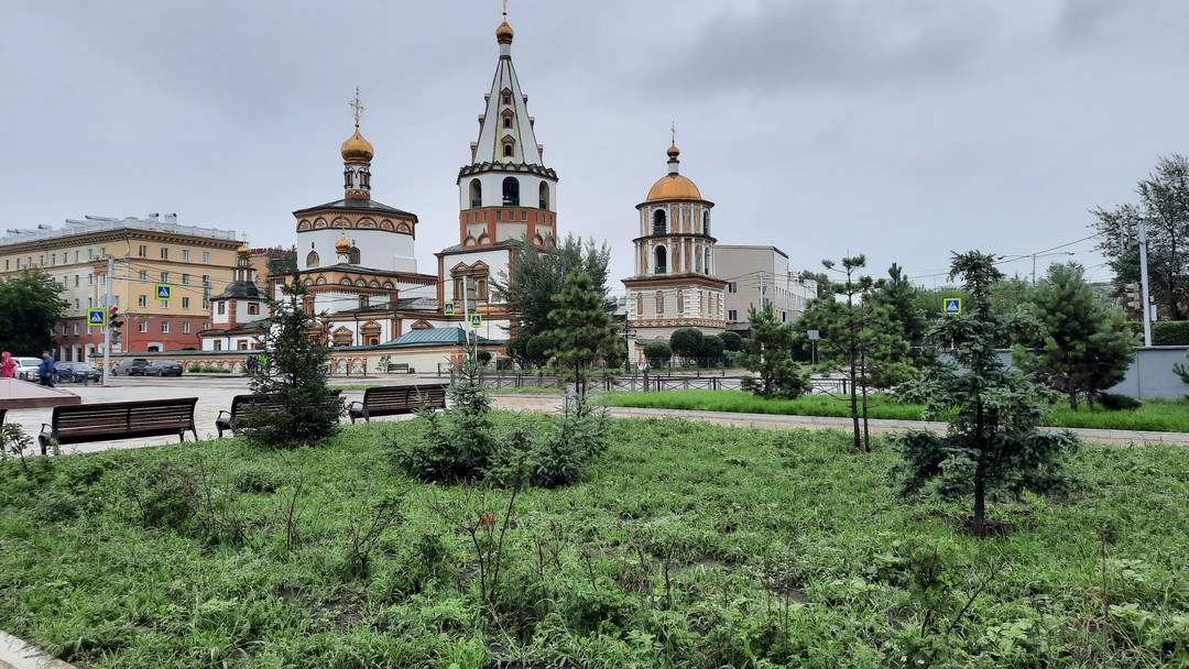 Ночной Иркутск на автомобиле (Ольга)