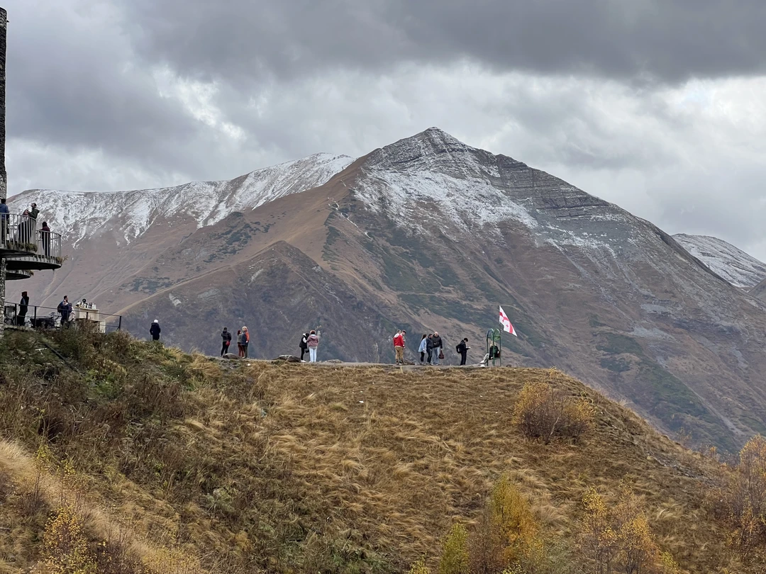 Из Тбилиси в Казбеги на микроавтобусе (Галя)
