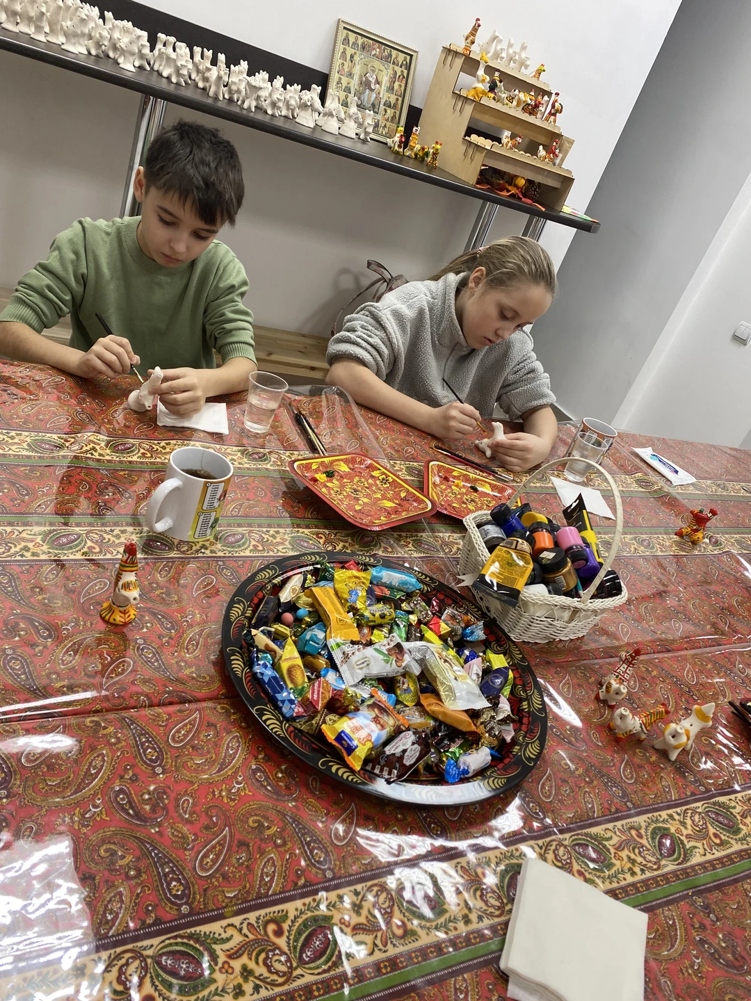 Мастер-класс в Туле по мотивам легендарной филимоновской игрушки (Елена)