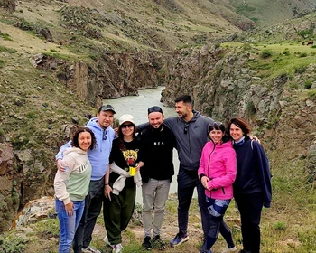 Прогулка у реки Чу, возвращение в Бишкек