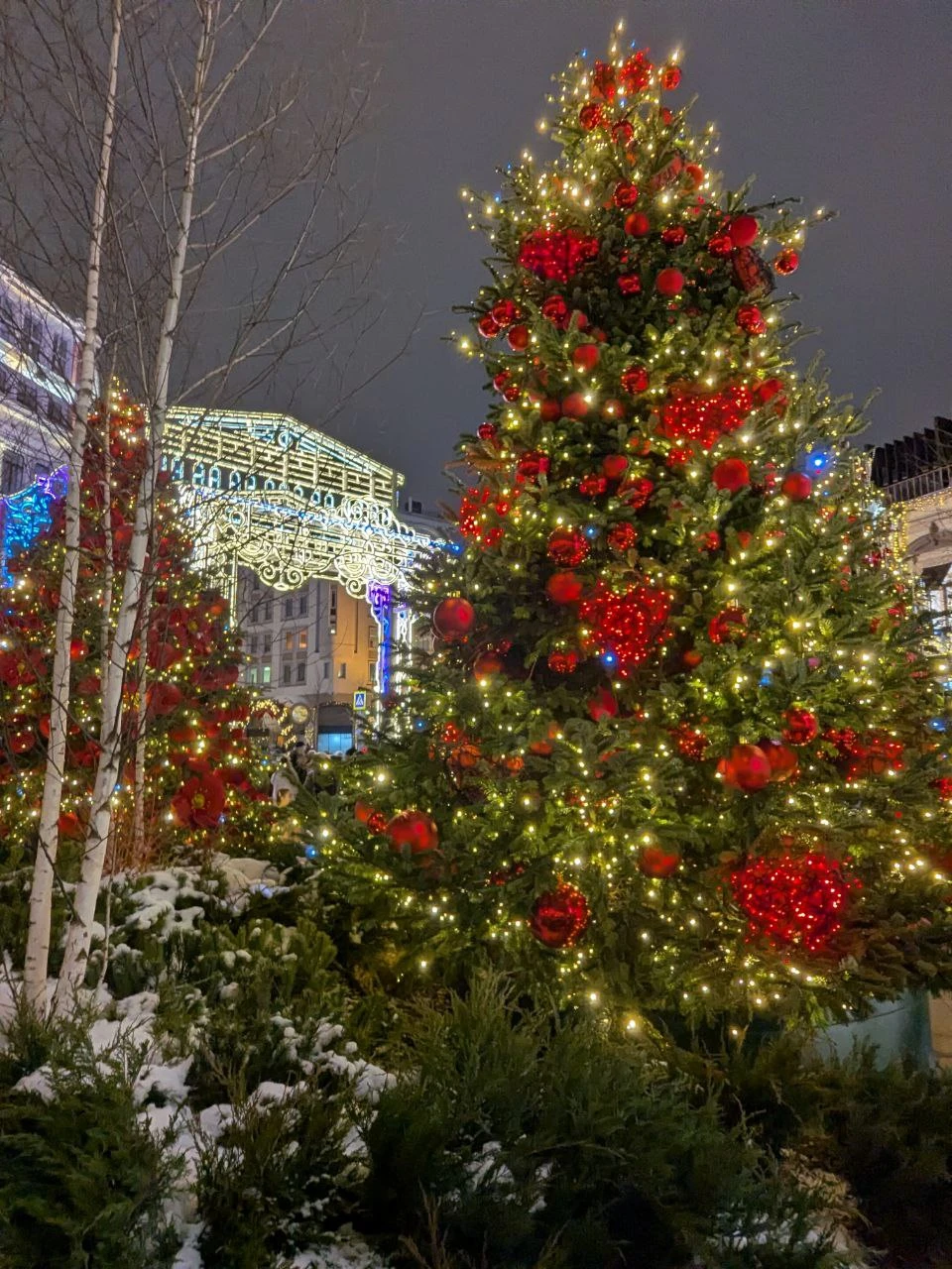 Отлично погуляли с Еленой в субботу 27 декабря по нарядной Москве. Много интересной и новой для