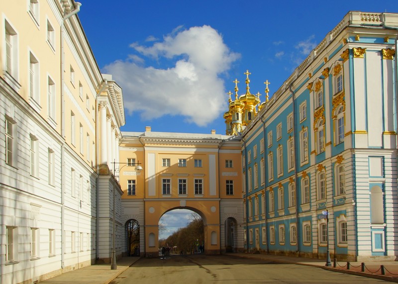 Царскосельский Лицей и Екатерининский дворец