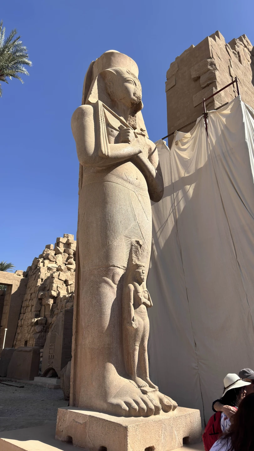 Мы вдвоём приобрели индивидуальную экскурсию в Дендеру и Луксор. Посетили эти места на автомобиле с водителем и экскурсоводом Тахой