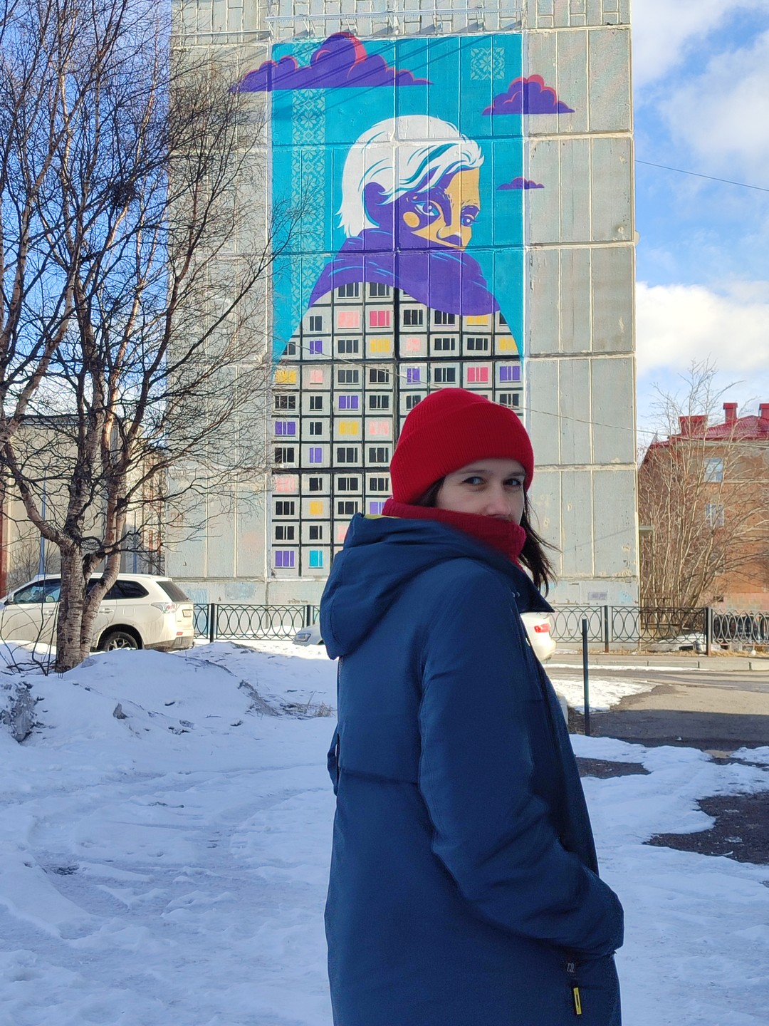 Мурманские муралы (Мария)