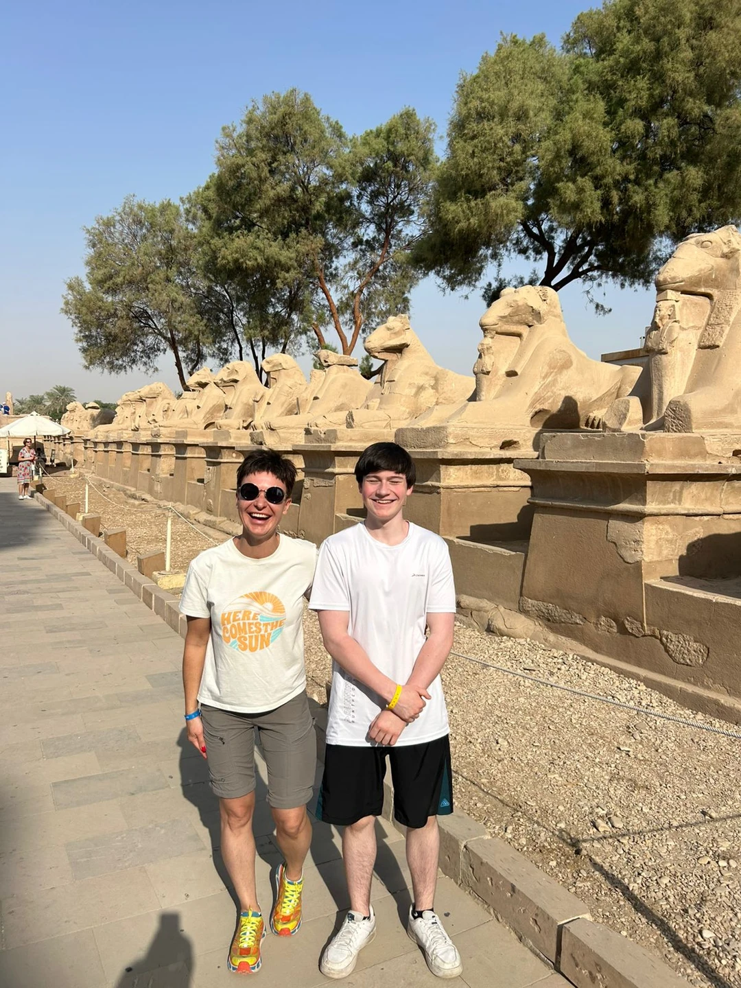 Были в Луксоре на индивидуальной экскурсии вдвоем с сыном. Гид Таха отлично знает свое дело. Все