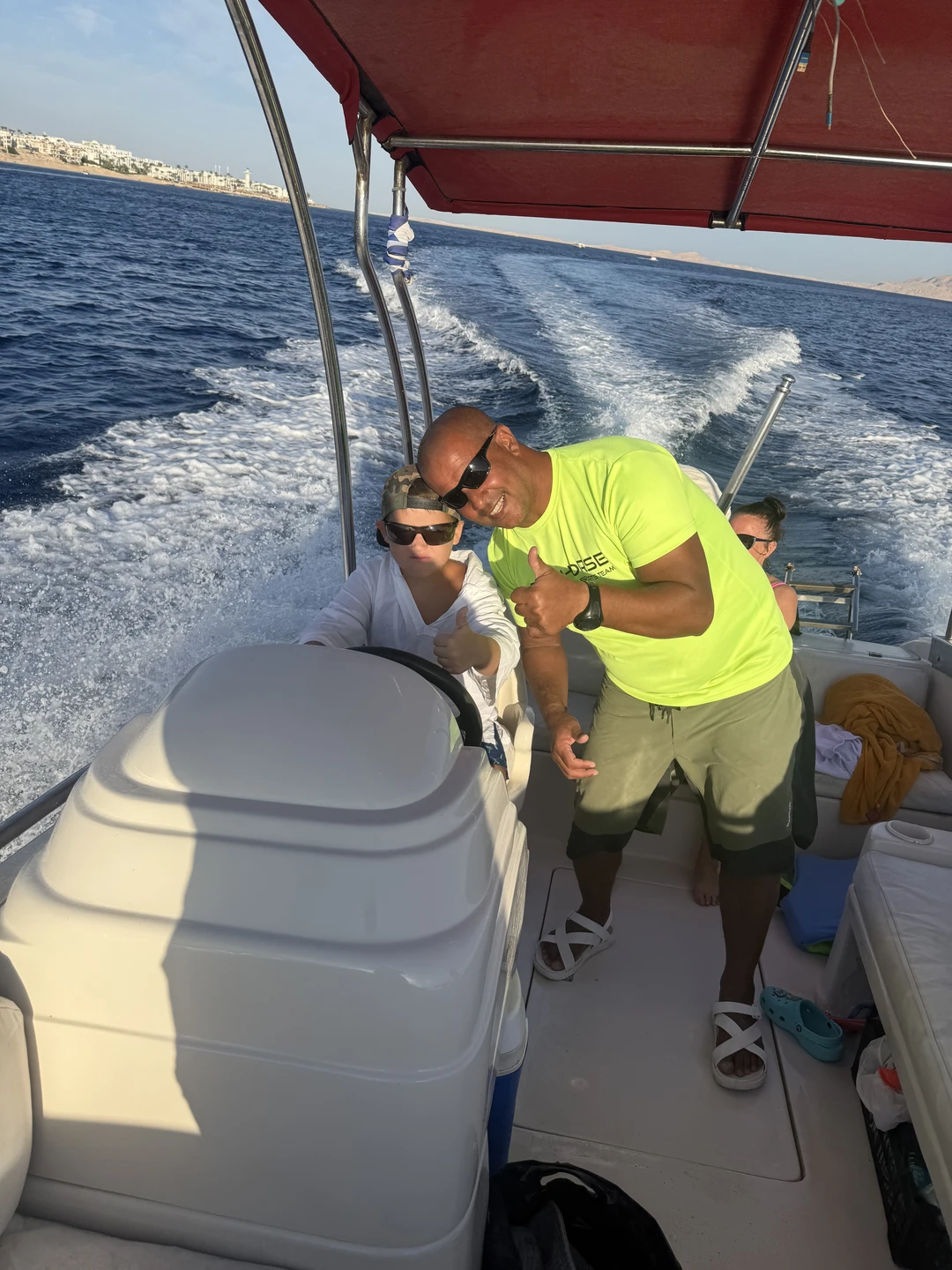 Индивидуальная прогулка на катере в Красном море (Алина)