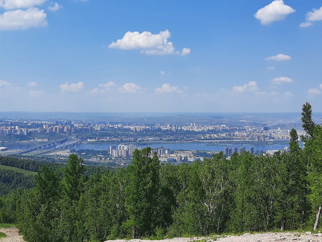 Панорамы Красноярска: Торгашинский хребет (Оксана)