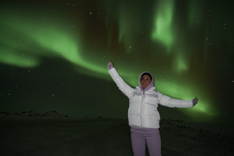 Виды Завораживающее северное сияние