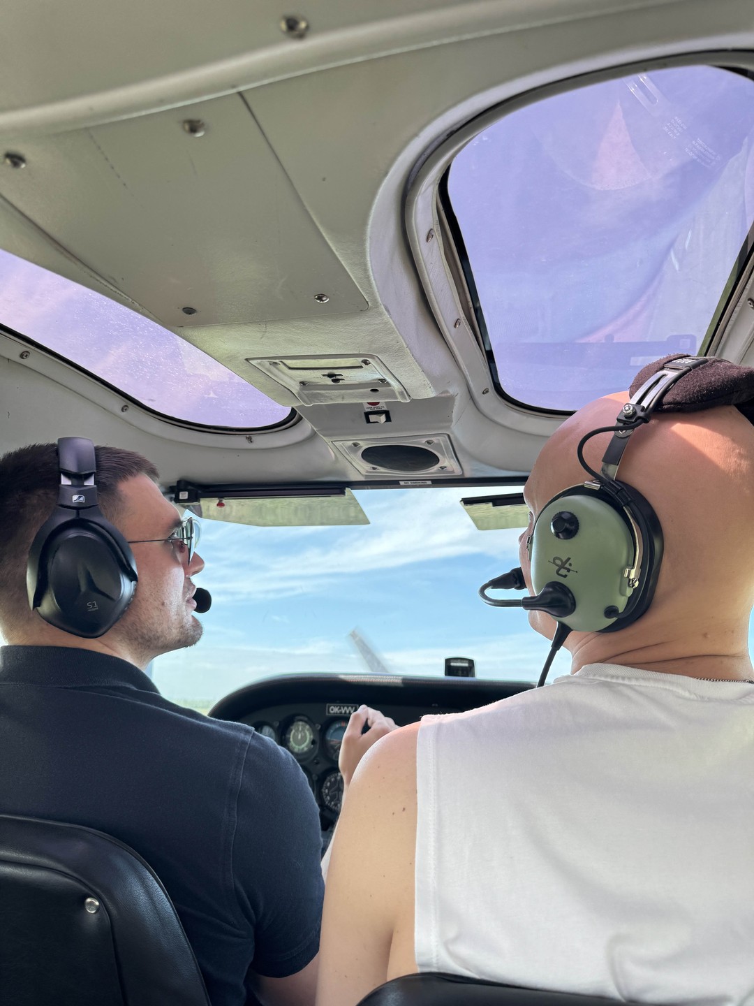 Благодарю пилота Степана,он замечательно рассказал о самолетах и его управлении,сын подержал штурвал и даже на некоторое