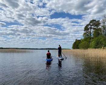 Утро на природе и сплав на 10-20 км до Толмачёво