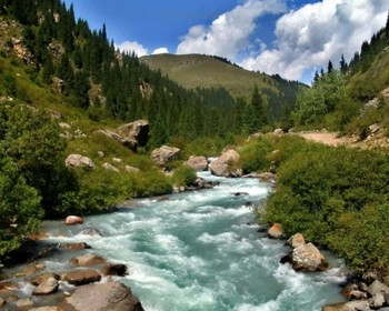 Водопады ущелья Барскоон, плато Арабель, отдых на пляже
