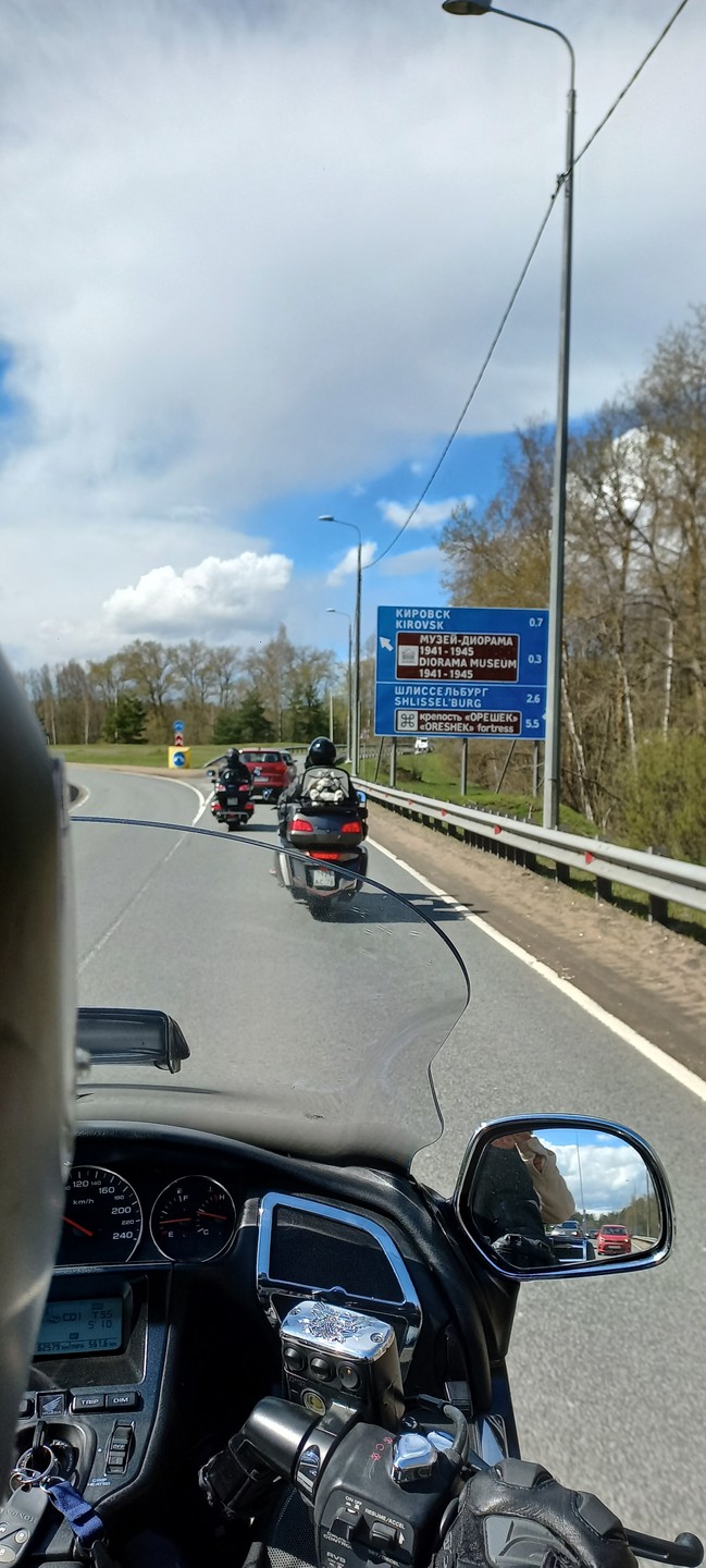 В крепость Орешек на мотоциклах (Сергей)