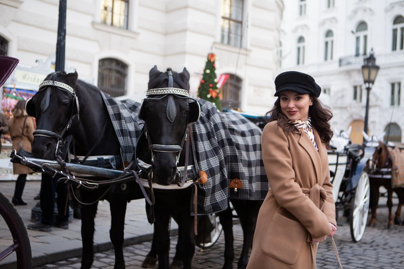 Фотосессия на рождественской ярмарке в Вене