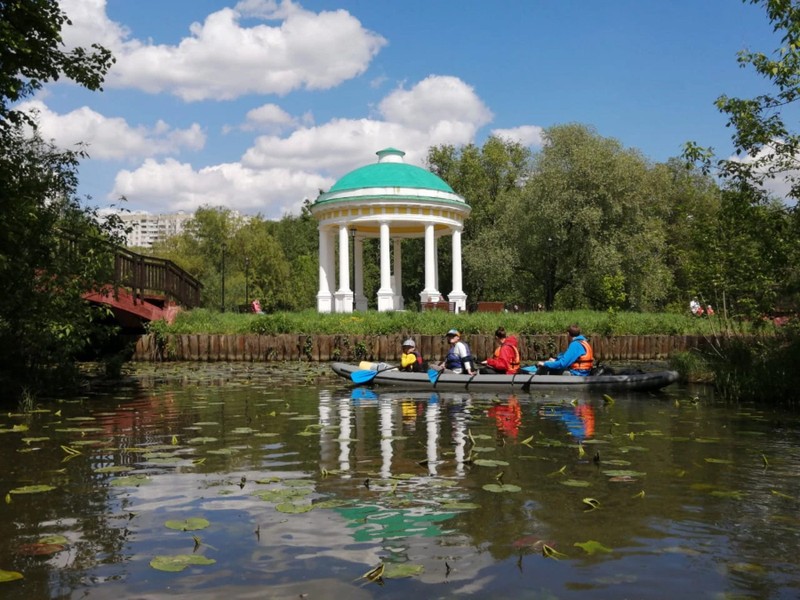 На байдарках по Яузе