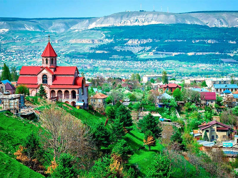 Расстояние от Минеральных Вод до Кисловодска