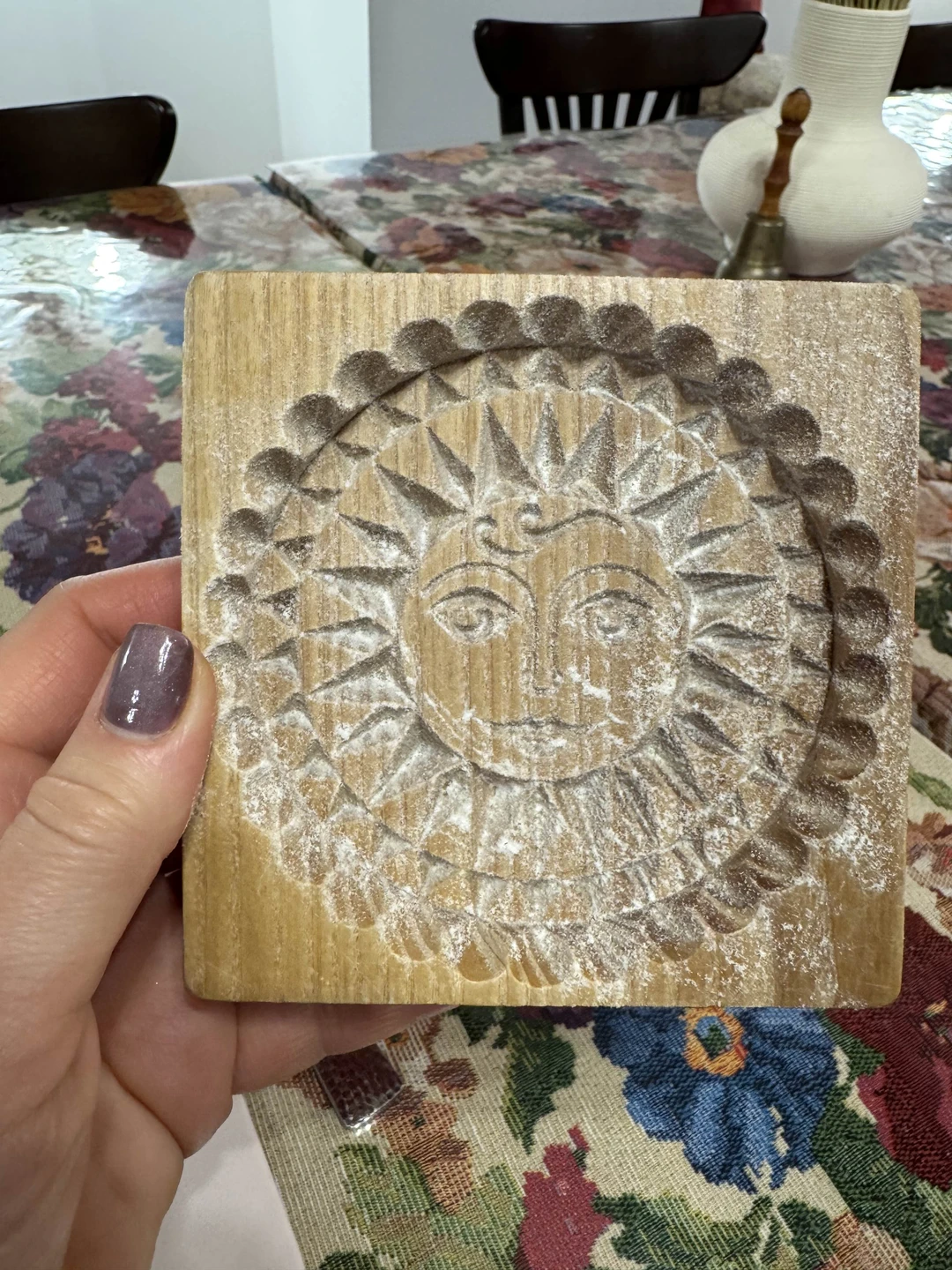 Душевно и вкусно провели вечер)) на мастер-классе свой печатный пряник из заварного ржаного теста изготовили и