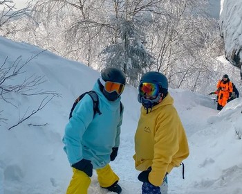 Покоряем склоны и греемся в баньке