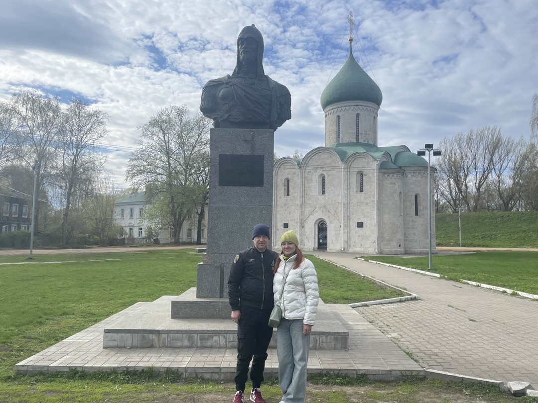 Сегодня посетили Переславль. Знакомство с городом прошло великолепно благодаря нашему гиду Наталье. Прекрасный гид, интересный собеседник.