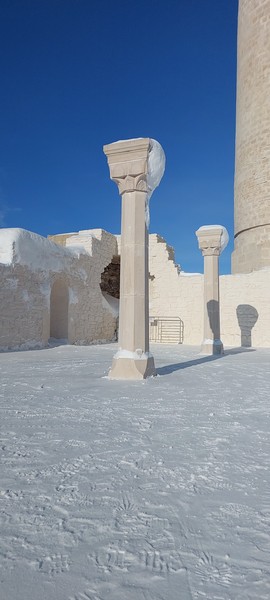 я давно не была в зимней сказке, все понравилось: рассказ Азата, белая мечеть, каран, замершая волга, куропатки в снегу