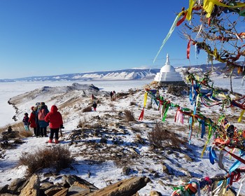 Остров Огой, Ступа Просветления и «поцелуй Байкала»