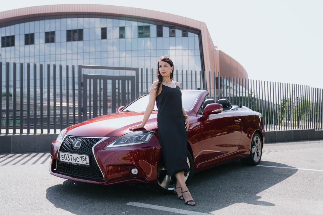 Фототур в Красную Поляну на кабриолете Lexus (Елена)
