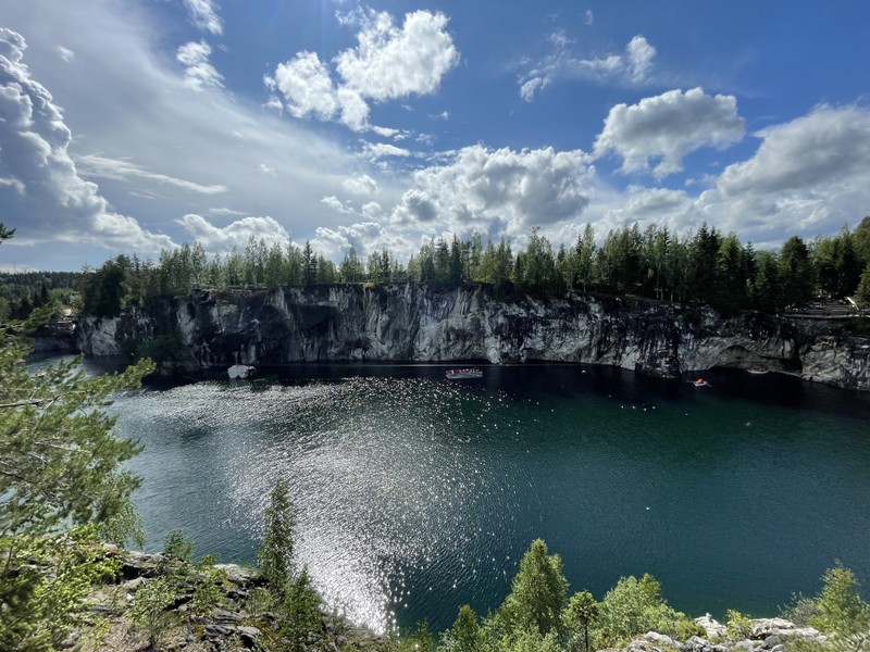 Рускеальский вояж: мрамор и водопады - трансфер из Петрозаводска и обратно