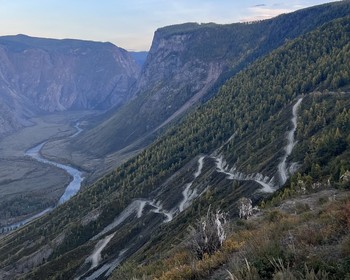 Улаганский тракт, озёра Чейбеккёль, Киделю и Уч-Кёль, Пазырыкские курганы, перевал Кату-Ярые и долина Чулышман