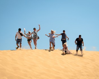 Бархан Сарыкум, форелевое хозяйство и Сулакский каньон