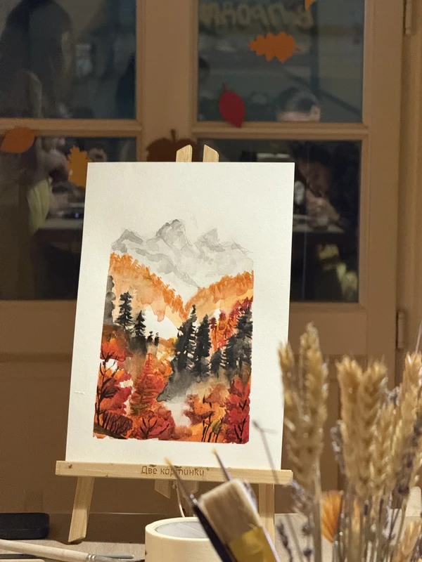 Акварельный мастер-класс в центре Москве