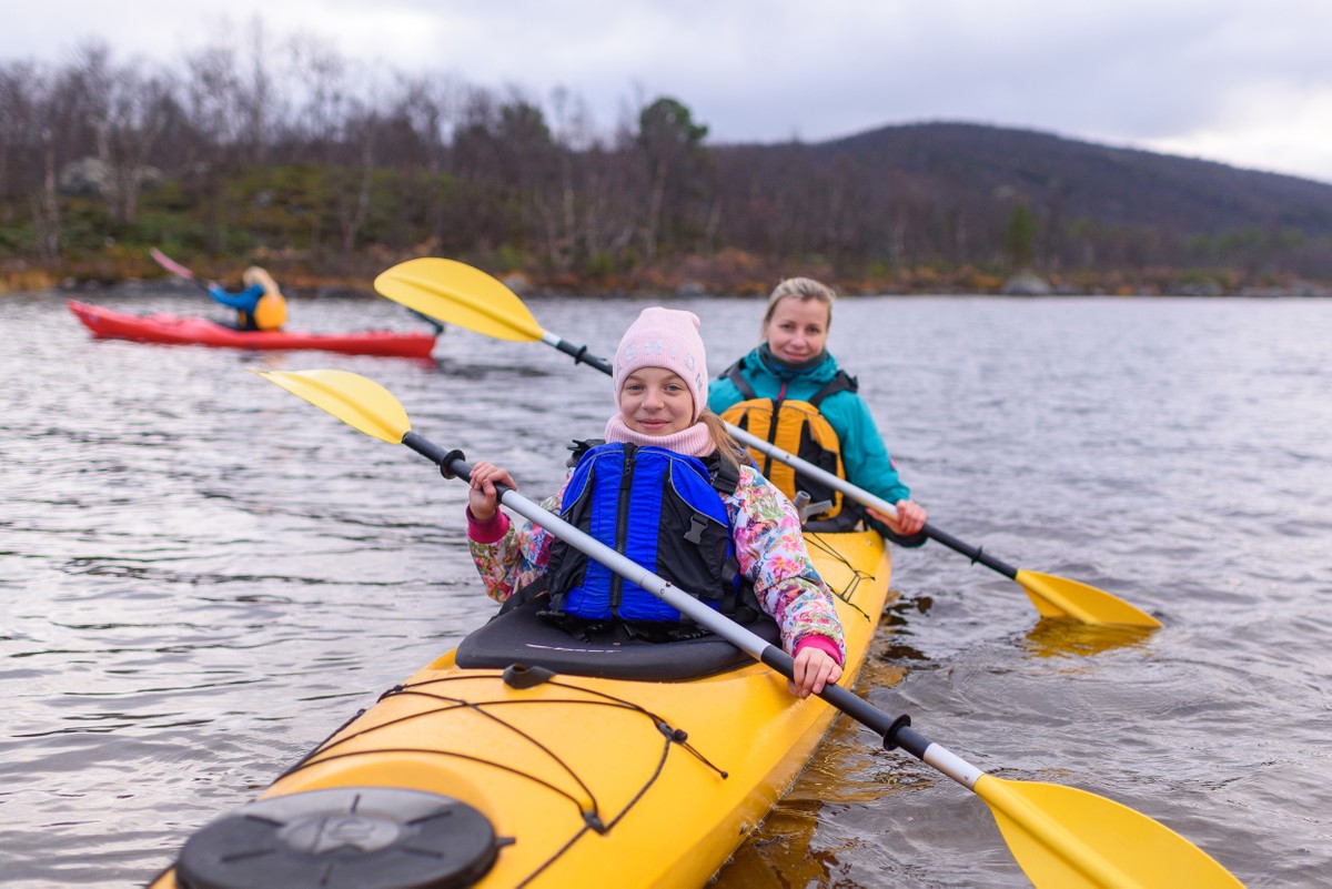 Каякинг по рекам и озёрам Кольского (14/19)