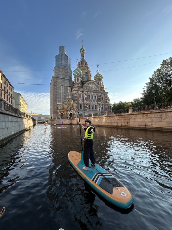 Фото к экскурсии Сап‐променад по рекам и каналам Петербурга