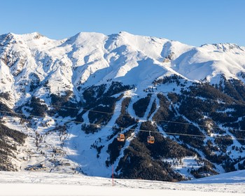 Первое занятие на горнолыжном склоне
