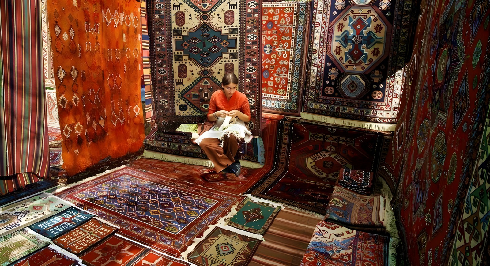 Как создают армянские ковры: экскурсия по фабрике + мастер-класс