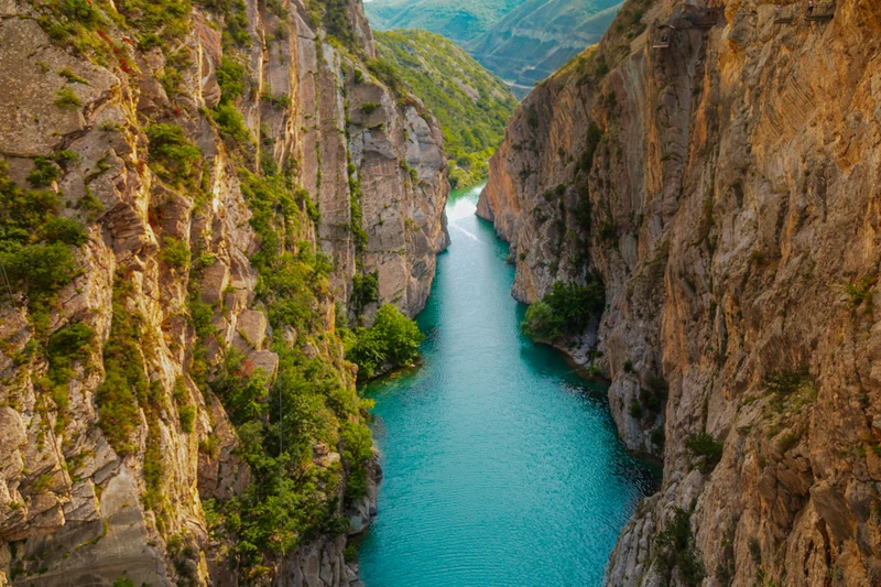 Сулакский каньон, Чиркейское водохранилище, пещера Нохъо - из Дербента